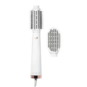 T3 AireBrush Duo White Corded Electric Interchangeable Hot Air Blow Dry Brush